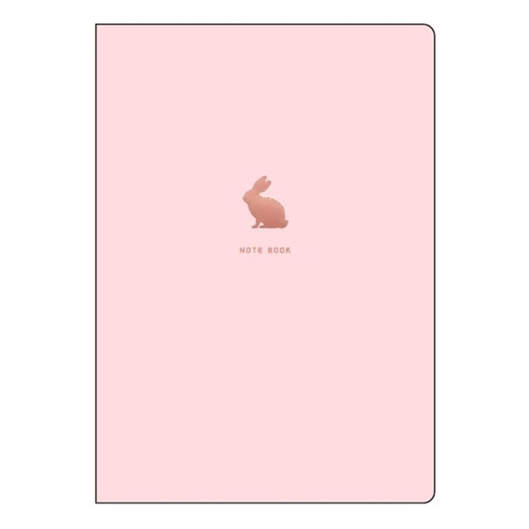 A5ノート 横罫ノート みんなの文具 うさぎ クローズピン おしゃれ文具 シンプル メール便可