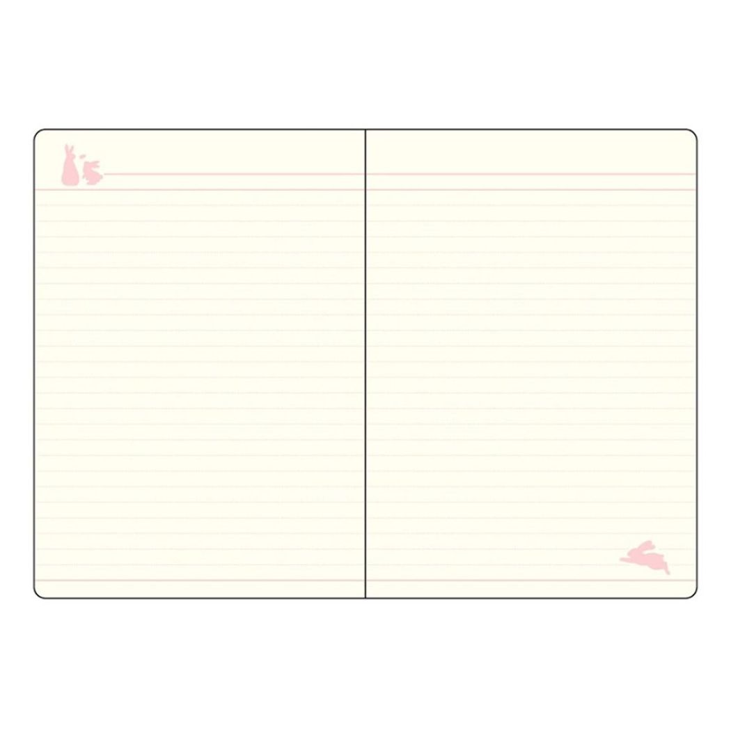 A5ノート 横罫ノート みんなの文具 うさぎ クローズピン おしゃれ文具 シンプル メール便可