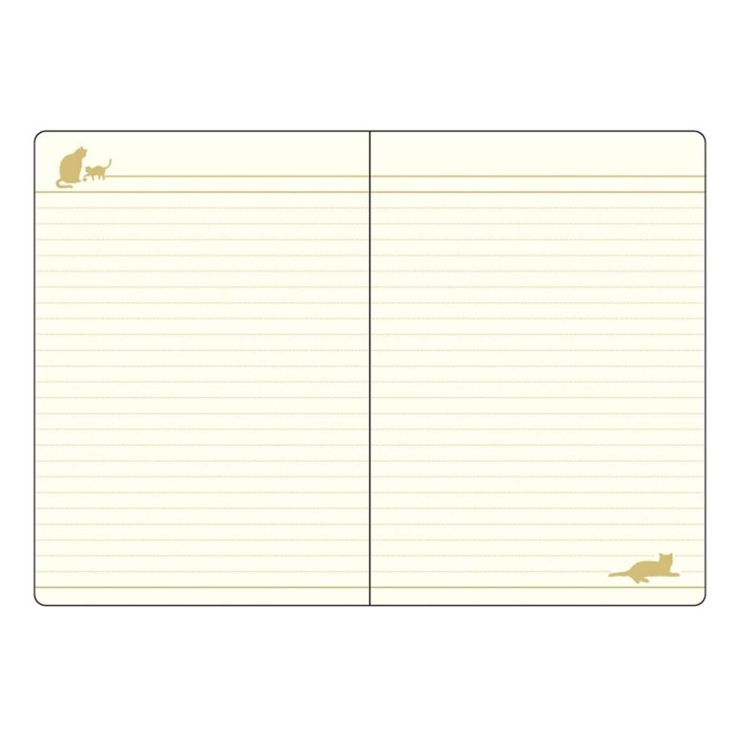 A5ノート 横罫ノート みんなの文具 ねこ クローズピン おしゃれ文具 シンプル メール便可