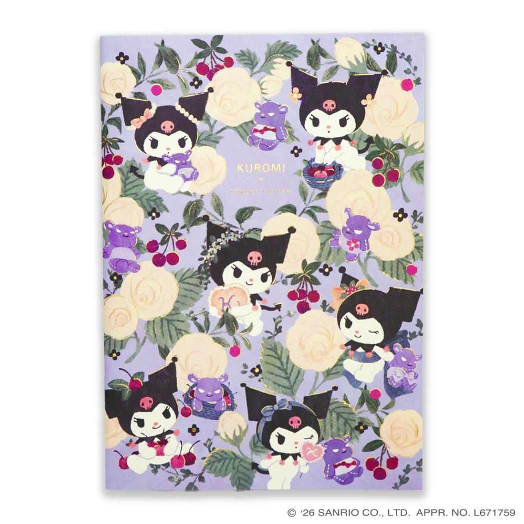 サンリオキャラクターズ x 林朋子 横罫ノート A5 ノート クロミ Sanrio クローズピン