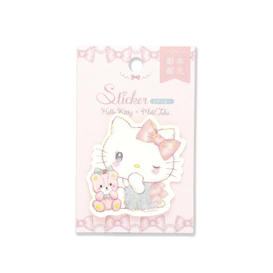 たけいみき サンリオキャラクターズ ダイカットシール ステッカー ハローキティ エレガンス サンリオ クローズピン 耐水耐光 デコシール キャラクター グッズ メール便可 シネマコレクション