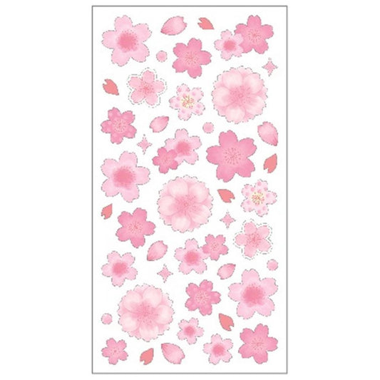 さくら和紙シール シール 八重桜 クローズピン デコレーション ギフト ステッカー メール便可