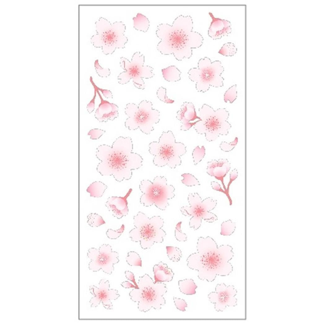 さくら和紙シール シール 霞桜 クローズピン デコレーション ギフト ステッカー メール便可