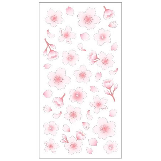 さくら和紙シール シール 霞桜 クローズピン デコレーション ギフト ステッカー メール便可