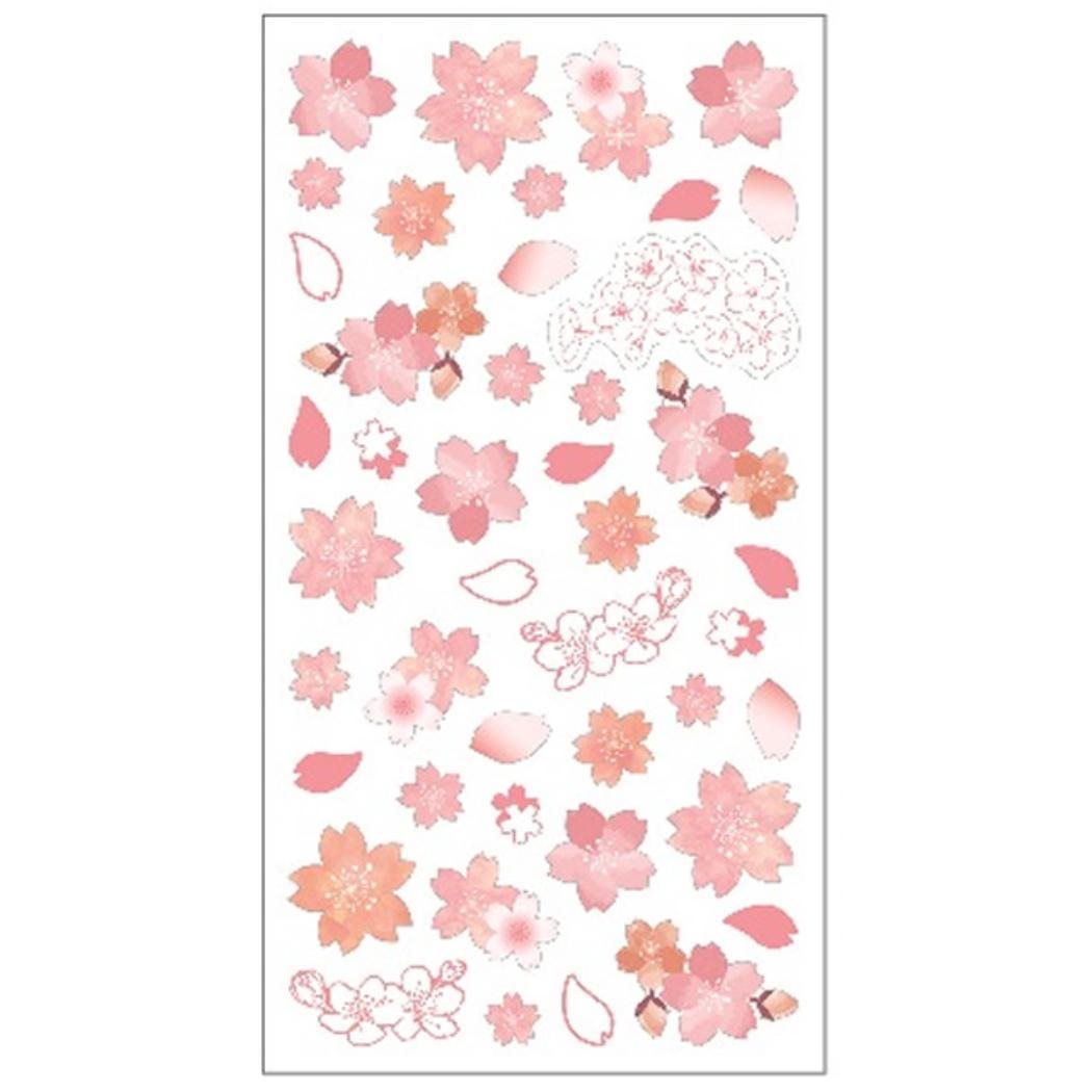 さくら和紙シール シール 雅桜 クローズピン デコレーション ギフト ステッカー メール便可