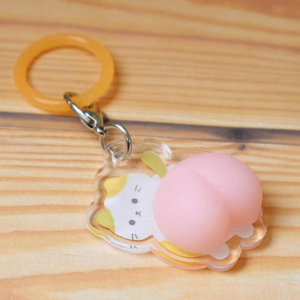 キーホルダー マーカーチャーム おしり ぷりみけ ミントイン