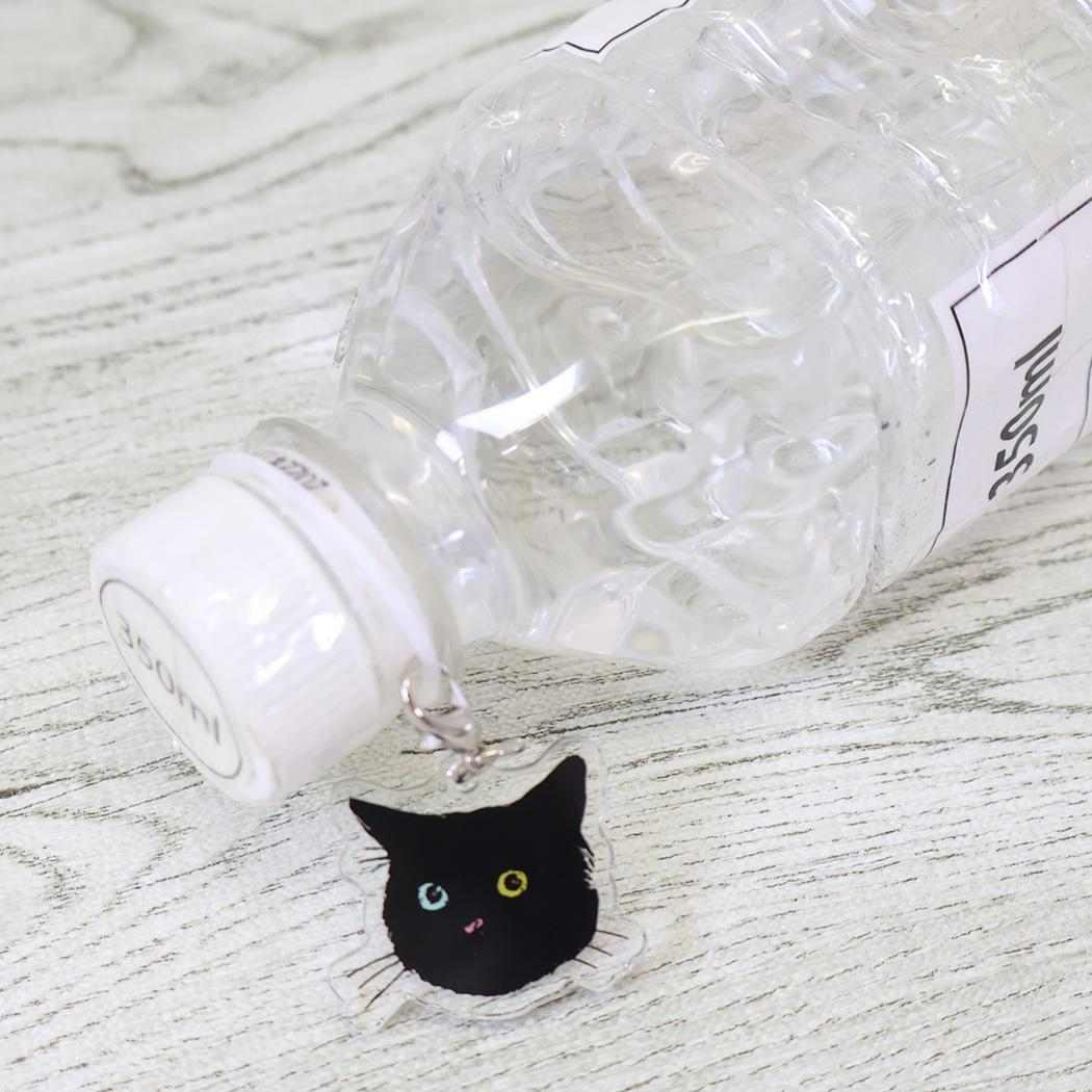 ねこ グッズ アンブレラマーカー ワンポイントチャーム レオン ミントイン