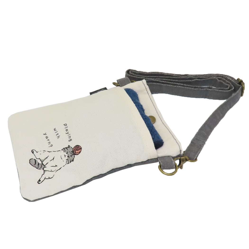 スマホポシェット スマホポーチ 手招きメリア ミントイン ミニショルダー ポシェット かわいい メール便可