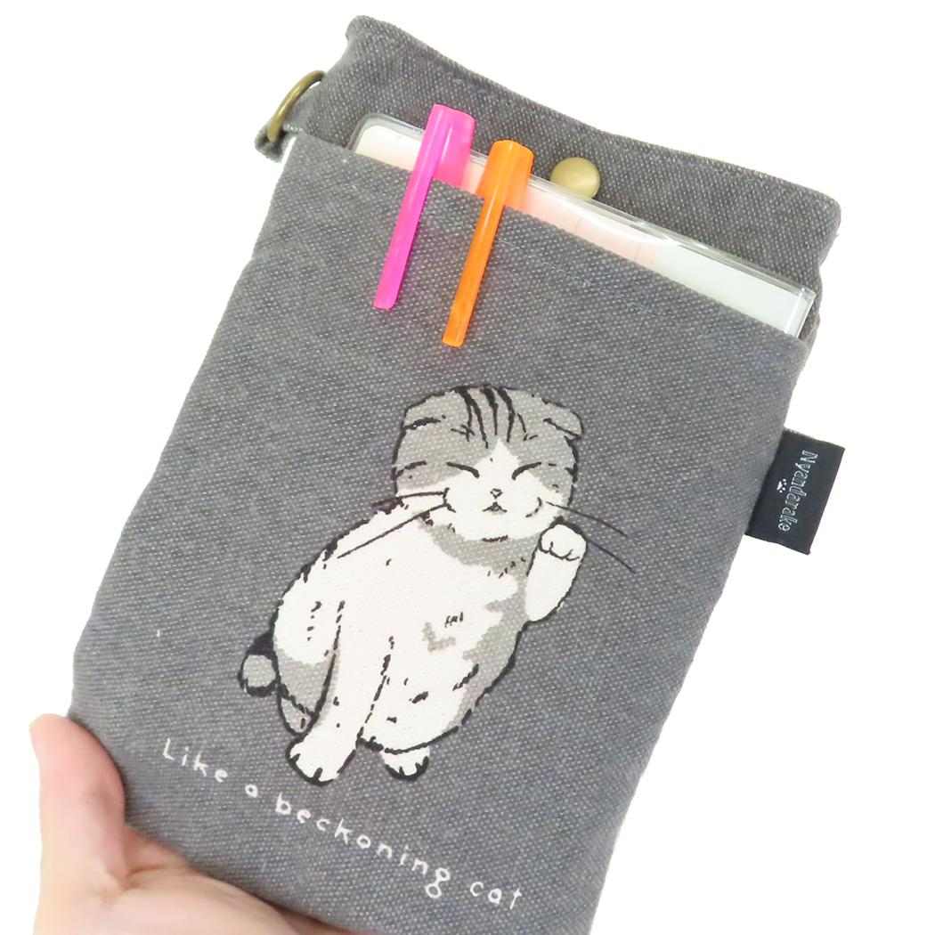 スマホポシェット スマホポーチ 手招きメリア ミントイン ミニショルダー ポシェット かわいい メール便可