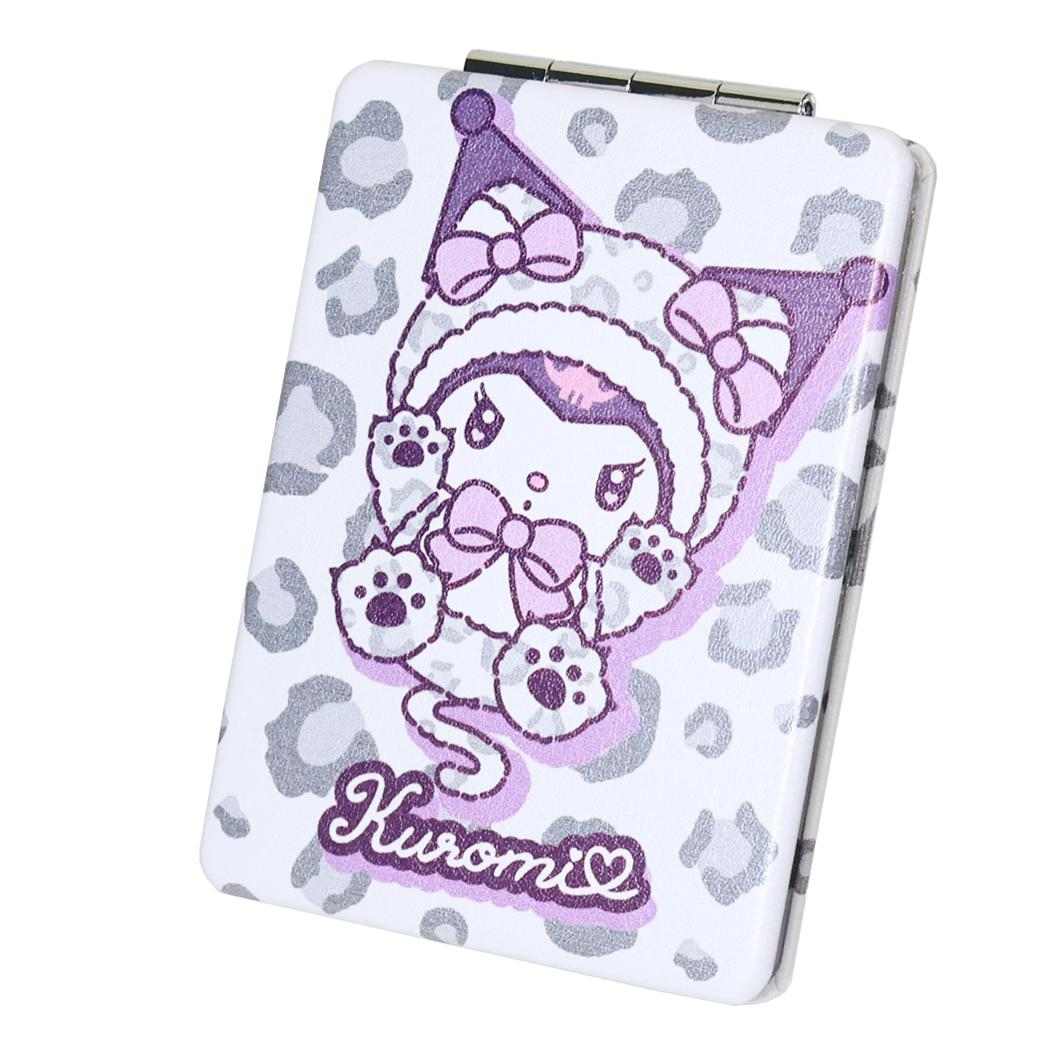 サンリオキャラクターズ 手鏡 折り畳みミラー ヒョウ柄ホワイト クロミ Sanrio 畑山商事