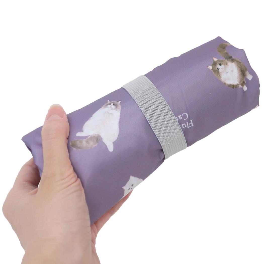 かるい保冷エコバッグ ショッピングバッグ ノラフレンズPL ねこ ミントイン お買い物かばん 軽量 折りたたみ コンパクト 保温 メール便可