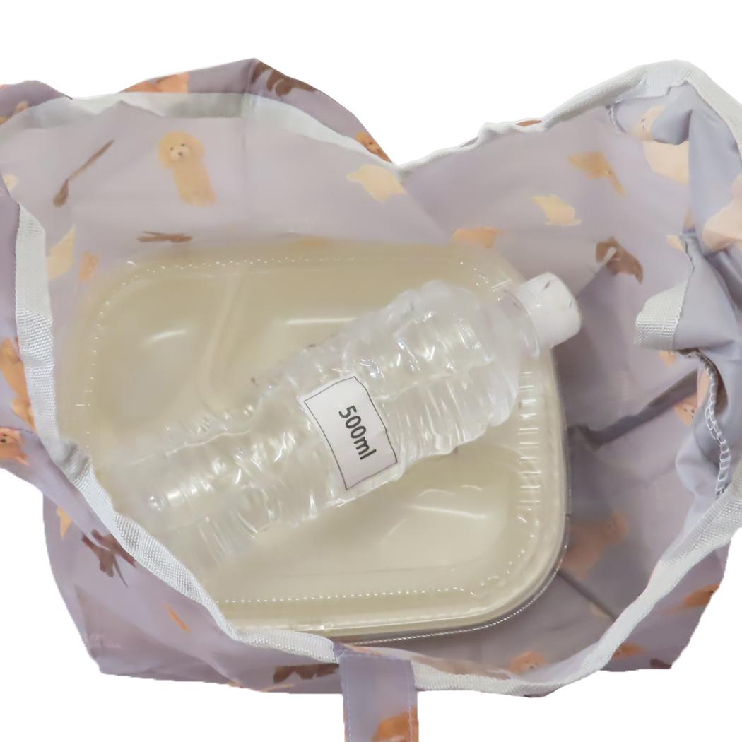 コンビニエコバッグ ショッピングバッグ マロンフレンズ CGY ミントイン お買い物かばん コンビニ弁当 マチ広 コンパクト メール便可