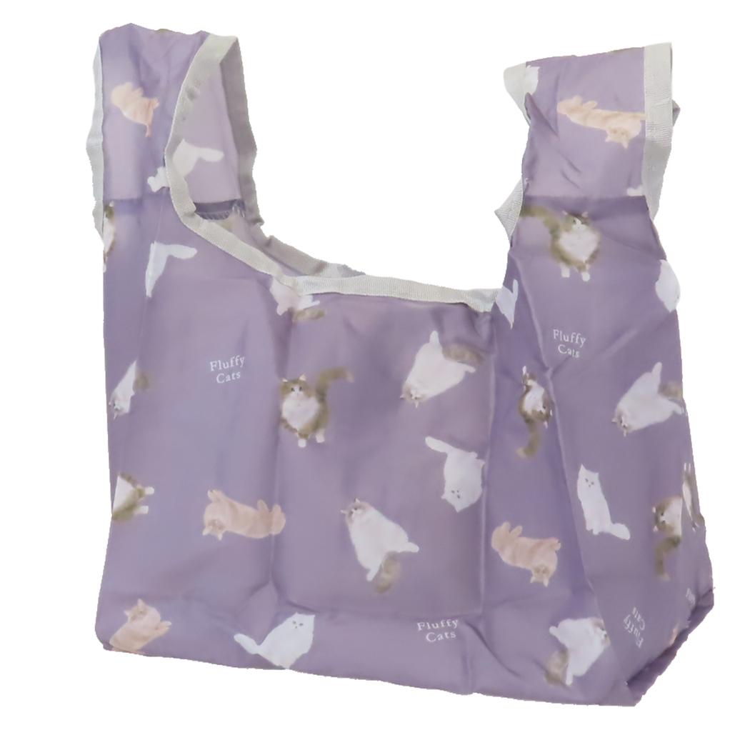 コンビニエコバッグ ショッピングバッグ ノラフレンズ PL ミントイン お買い物かばん コンビニ弁当 マチ広 コンパクト メール便可