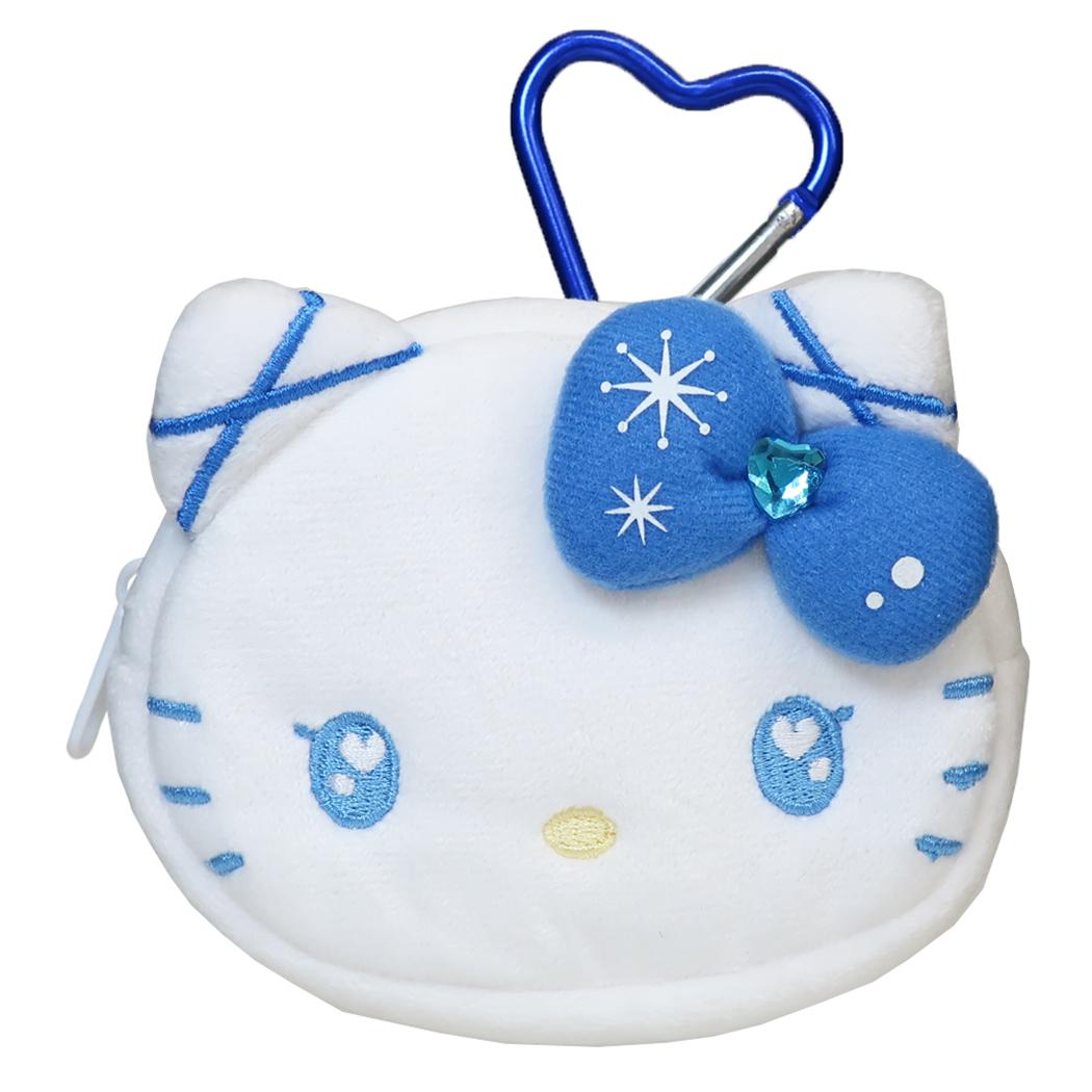 サンリオキャラクターズ ミニポーチ ミニフェイスポーチ ブルーウィンター ハローキティ Sanrio 畑山商事