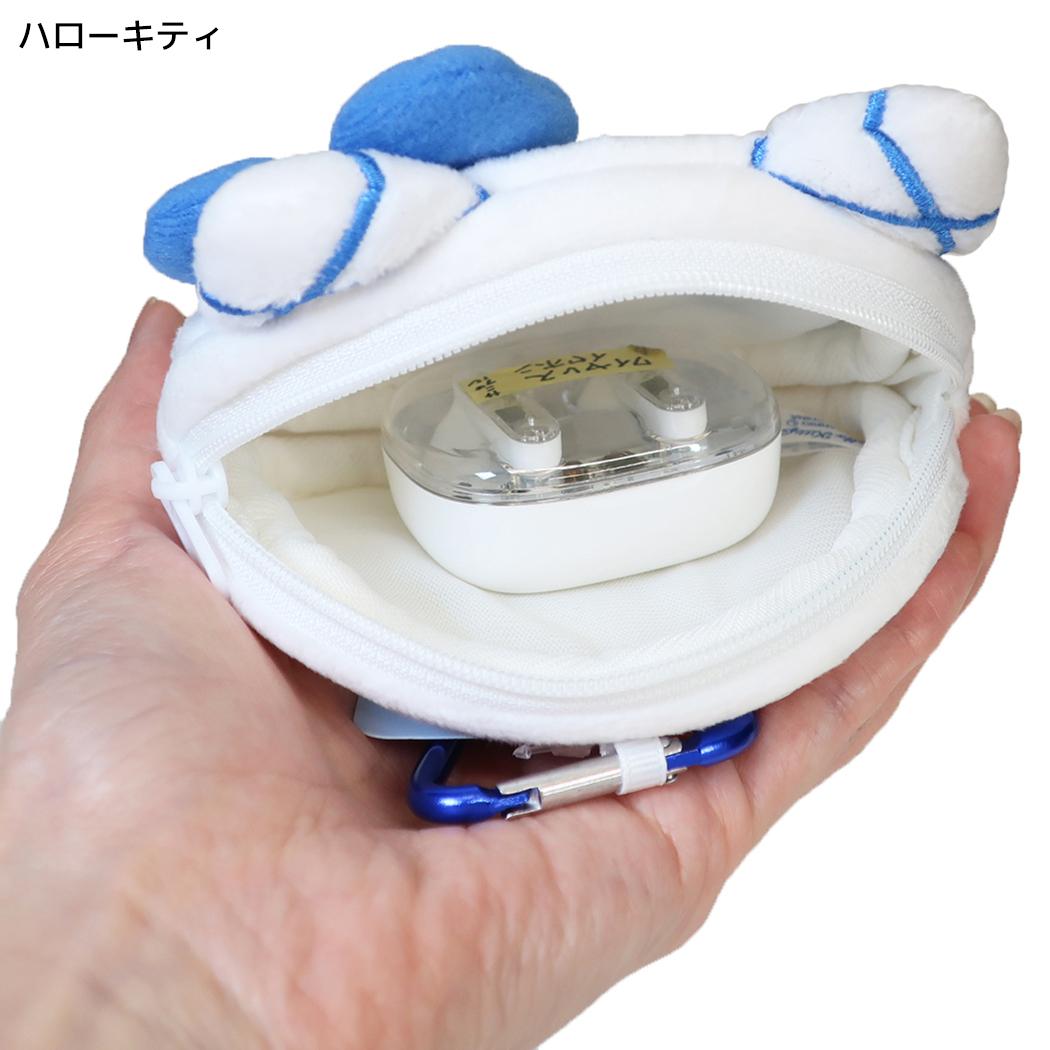 サンリオキャラクターズ ミニポーチ ミニフェイスポーチ ブルーウィンター ハローキティ Sanrio 畑山商事