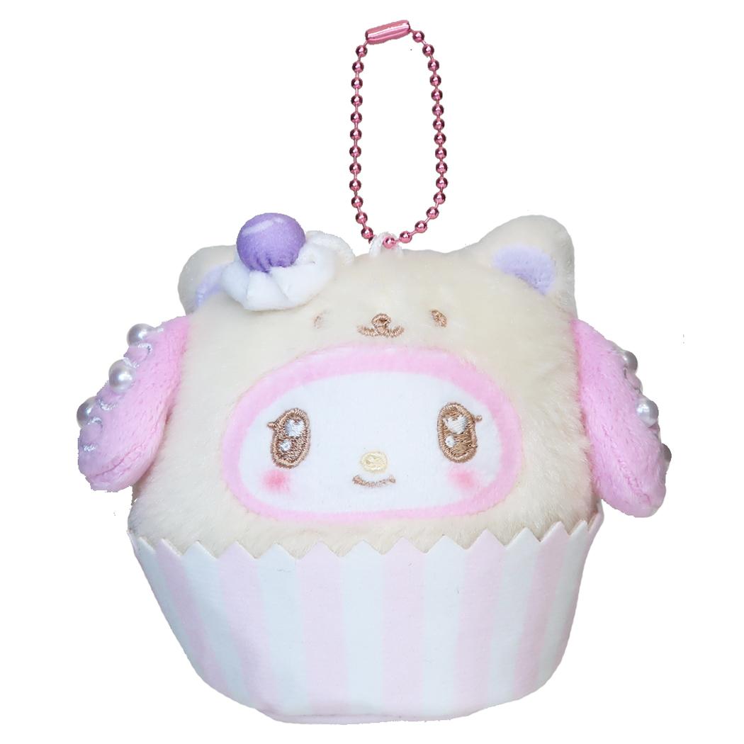 サンリオキャラクターズ マスコットキーホルダー カップケーキマスコット くまケーキ マイメロディ レアチーズケーキ Sanrio 畑山商事