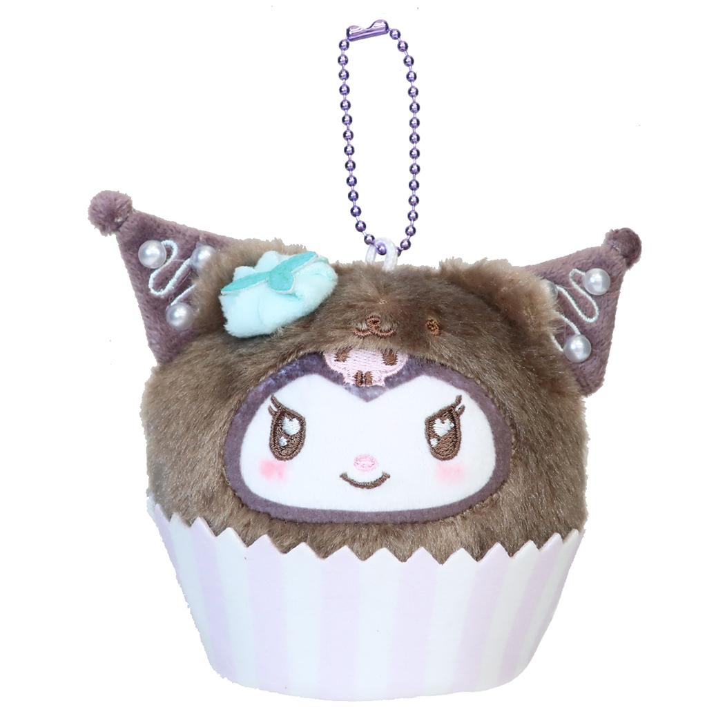 サンリオキャラクターズ マスコットキーホルダー カップケーキマスコット くまケーキ クロミ チョコミント Sanrio 畑山商事