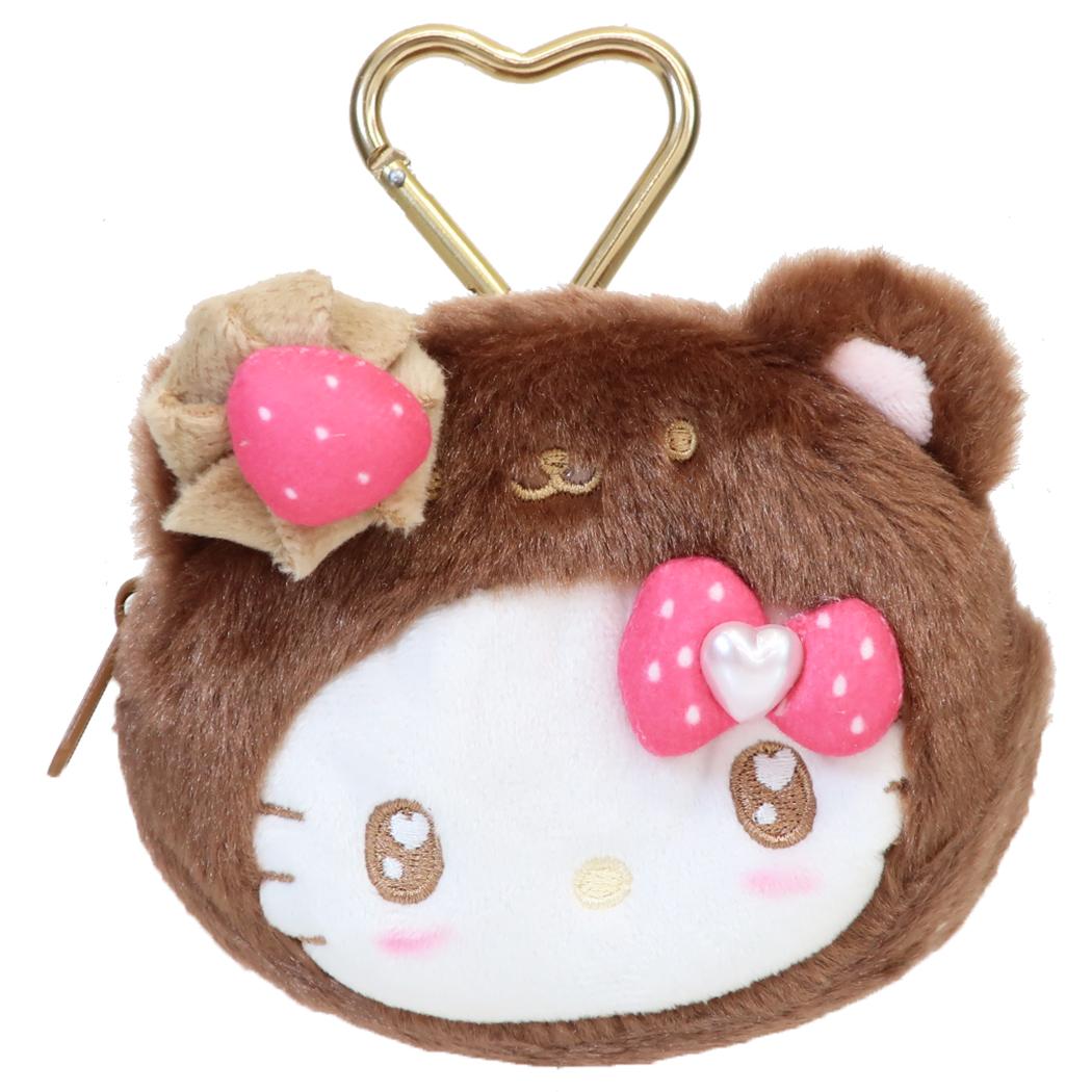 サンリオキャラクターズ ミニポーチ ミニフェイスポーチ くまケーキ ハローキティ チョコ Sanrio 畑山商事