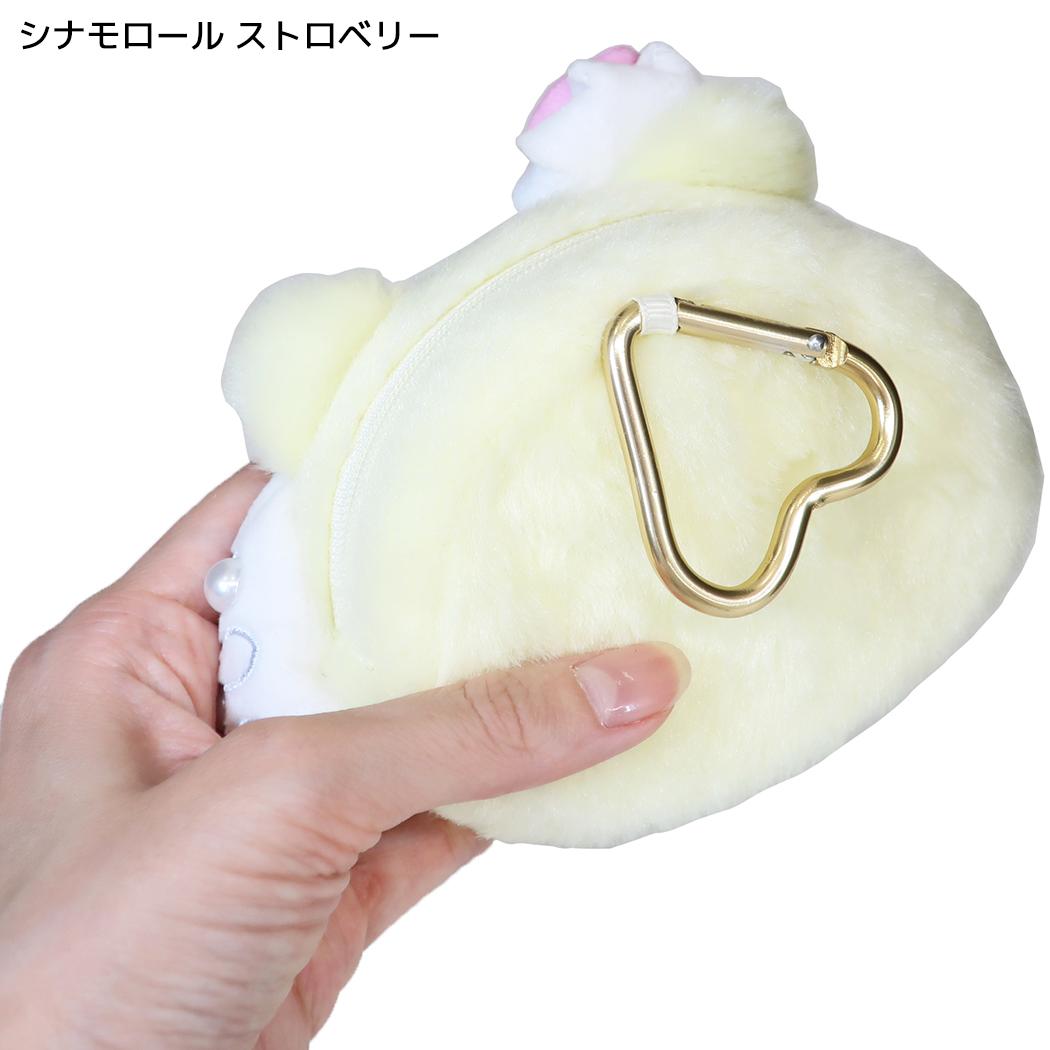 サンリオキャラクターズ ミニポーチ ミニフェイスポーチ くまケーキ シナモロール ストロベリー Sanrio 畑山商事