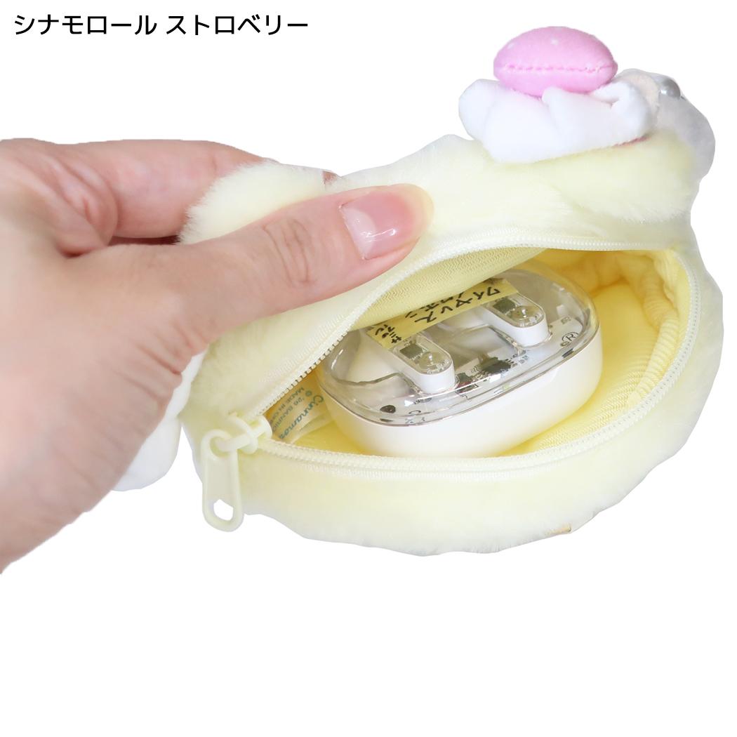 サンリオキャラクターズ ミニポーチ ミニフェイスポーチ くまケーキ シナモロール ストロベリー Sanrio 畑山商事