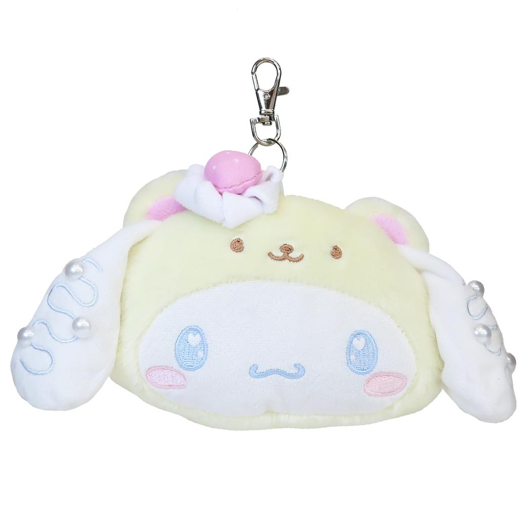サンリオキャラクターズ 定期入れ フェイスリールパスケース くまケーキ シナモロール ストロベリー Sanrio 畑山商事