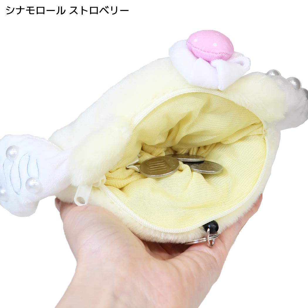 サンリオキャラクターズ 定期入れ フェイスリールパスケース くまケーキ シナモロール ストロベリー Sanrio 畑山商事