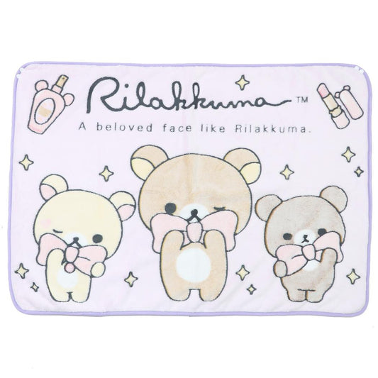 リラックマ ブランケット 立体 ひざかけ毛布 サンエックス