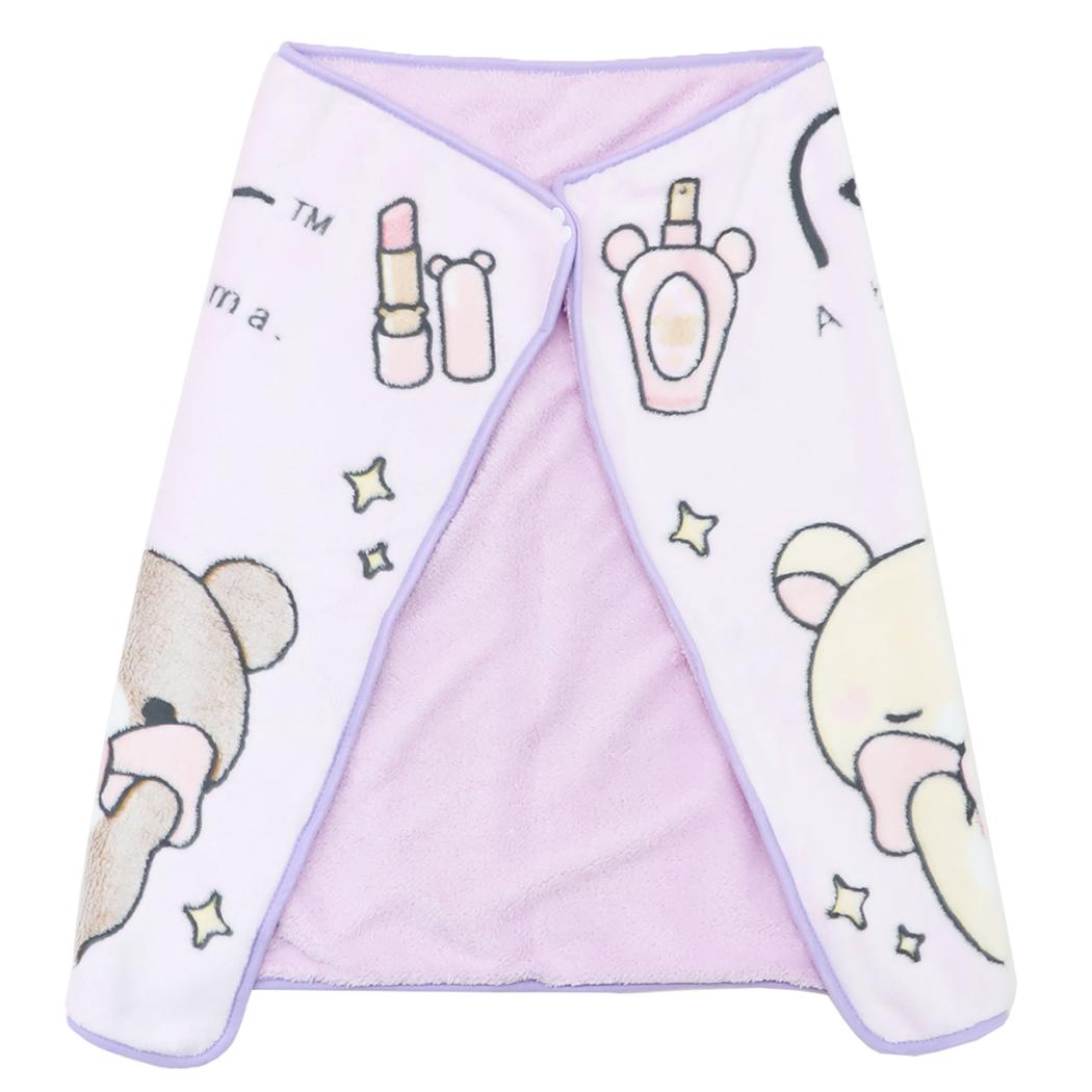 リラックマ ブランケット 立体 ひざかけ毛布 サンエックス