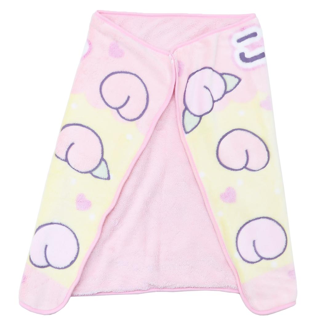こびとづかん ブランケット 立体 ひざかけ毛布 カクレモモジリ