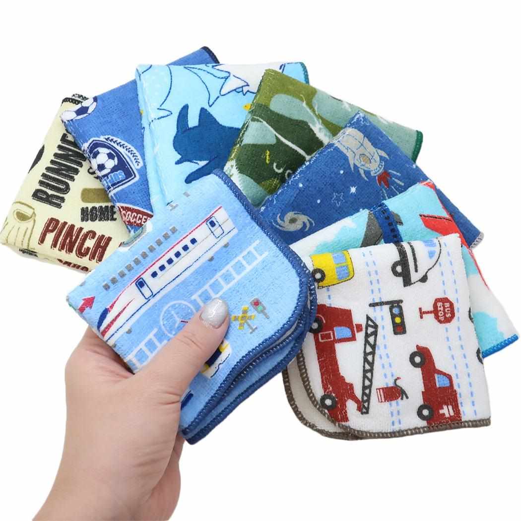 ミニタオル ハンカチタオル トレイン 新入学 ミントイン 汗拭きタオル かわいい メール便可