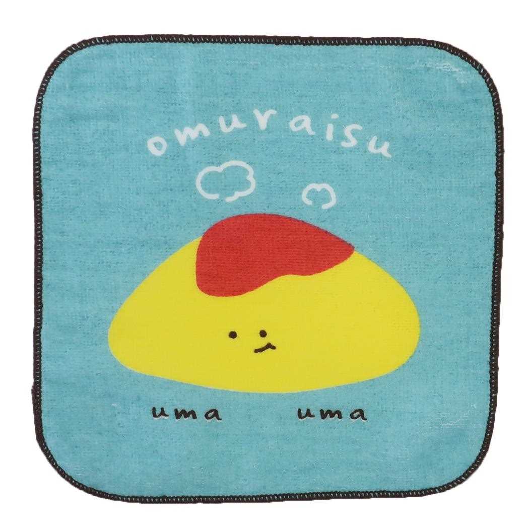 ハンカチタオル ミニタオル オムライス ミントイン 汗拭きタオル かわいい メール便可