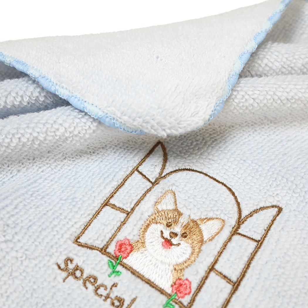 ミニタオル 花窓刺繍タオルハンカチ ソラ ミントイン