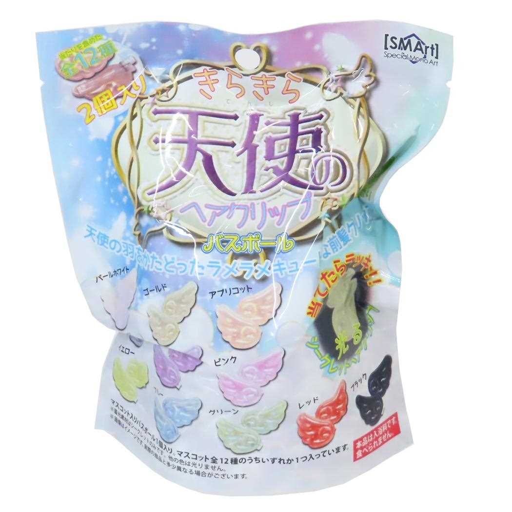 きらきら天使のヘアクリップ 全11色 24個入セット 入浴剤 アドバンス 子供とお風呂 まとめ買い おもしろ 雑貨