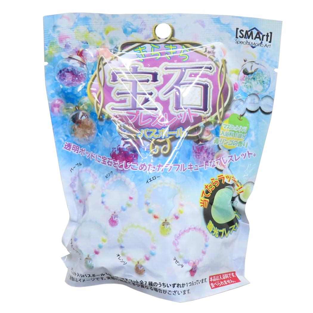 キラキラ宝石ブレスレットバスボール 全7種 24個入セット 入浴剤 アドバンス 子供とお風呂 まとめ買い おもしろ雑貨