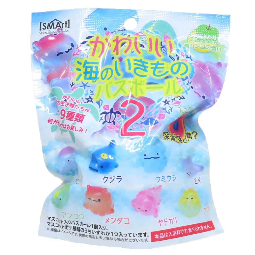 かわいい海のいきものバスボール2 全9種 24個入セット 入浴剤 アドバンス 子供とお風呂 まとめ買い おもしろ雑貨