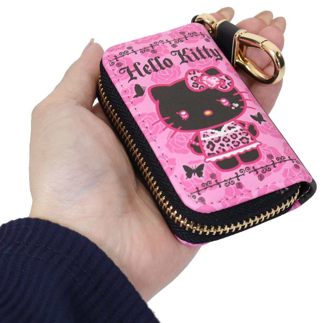 スマートキーケース キーケース ハローキティ ギャル3 BK サンリオ 畑山商事 車 カー用品 鍵入れ メール便可