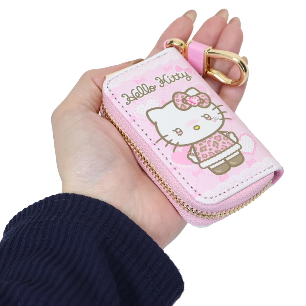 スマートキーケース キーケース ハローキティ ギャル3 WH サンリオ 畑山商事 車 カー用品 鍵入れ メール便可