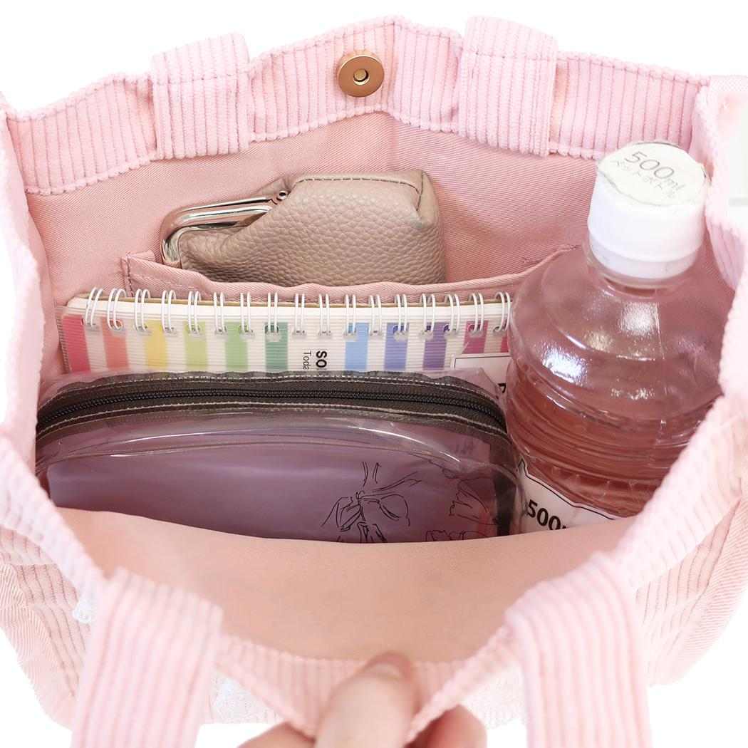 サンリオ ミニトート フリル付き ランチ トートバッグ コーデュロイ マイメロディ Sanrio 畑山商事