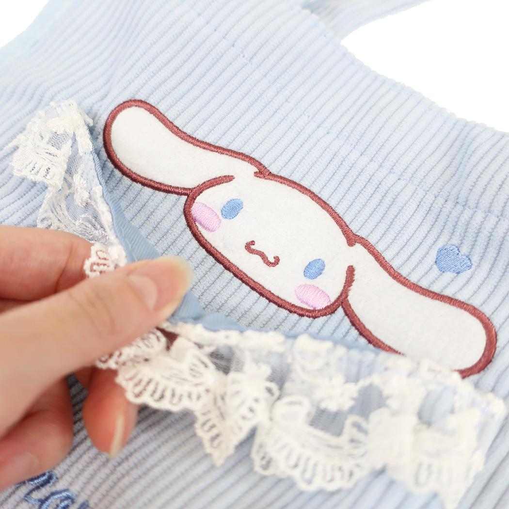 サンリオ ミニトート フリル付き ランチ トートバッグ コーデュロイ シナモロール Sanrio 畑山商事