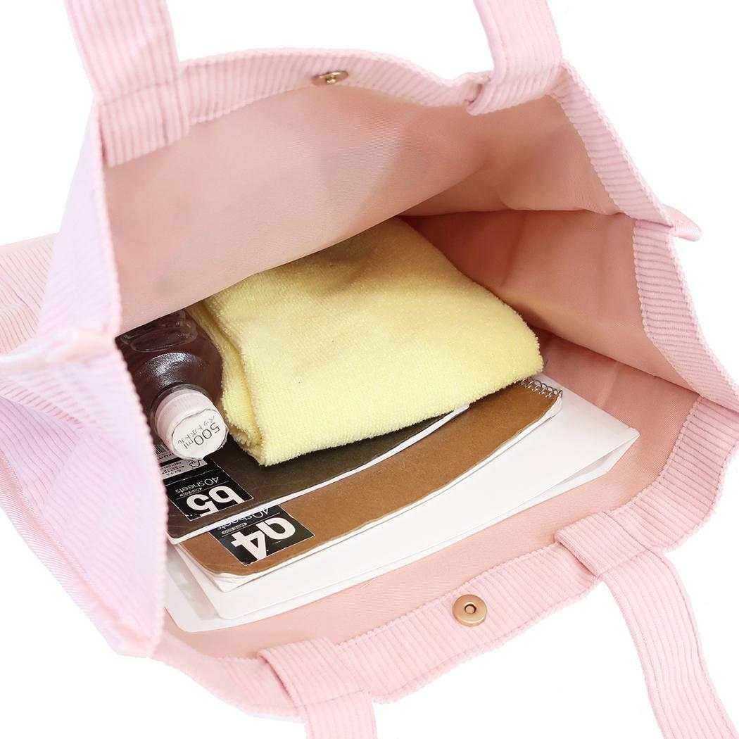 サンリオ 肩掛けカバン フリル付き トートバッグ コーデュロイ マイメロディ Sanrio 畑山商事