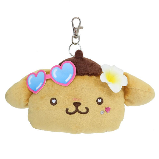 ポムポムプリン 定期入れ フェイスリールパスケース ギャル4 サンリオ 畑山商事