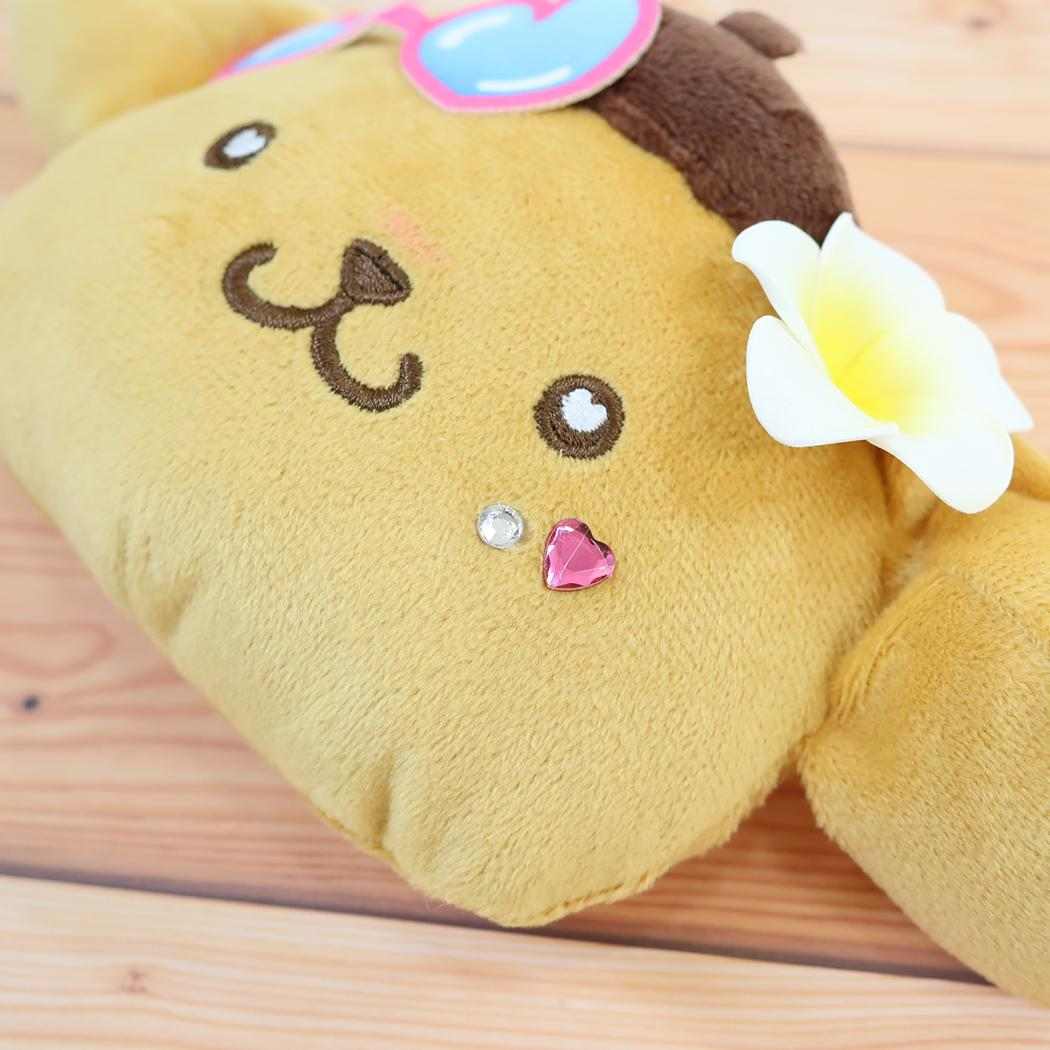 ポムポムプリン 定期入れ フェイスリールパスケース ギャル4 サンリオ 畑山商事