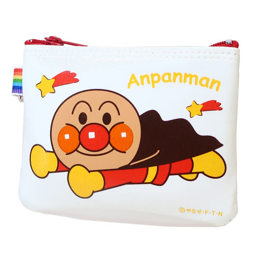 パス付コインポーチ コインケース アンパンマン 小銭入れ 伊藤産業 子供用 フラット ミニポーチ アニメメール便可
