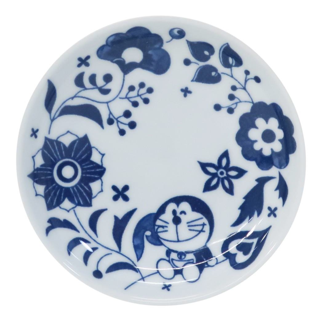 波佐見焼 小皿 ドラえもん フラワー 藤子F不二雄 金正陶器 ギフト食器 アニメ