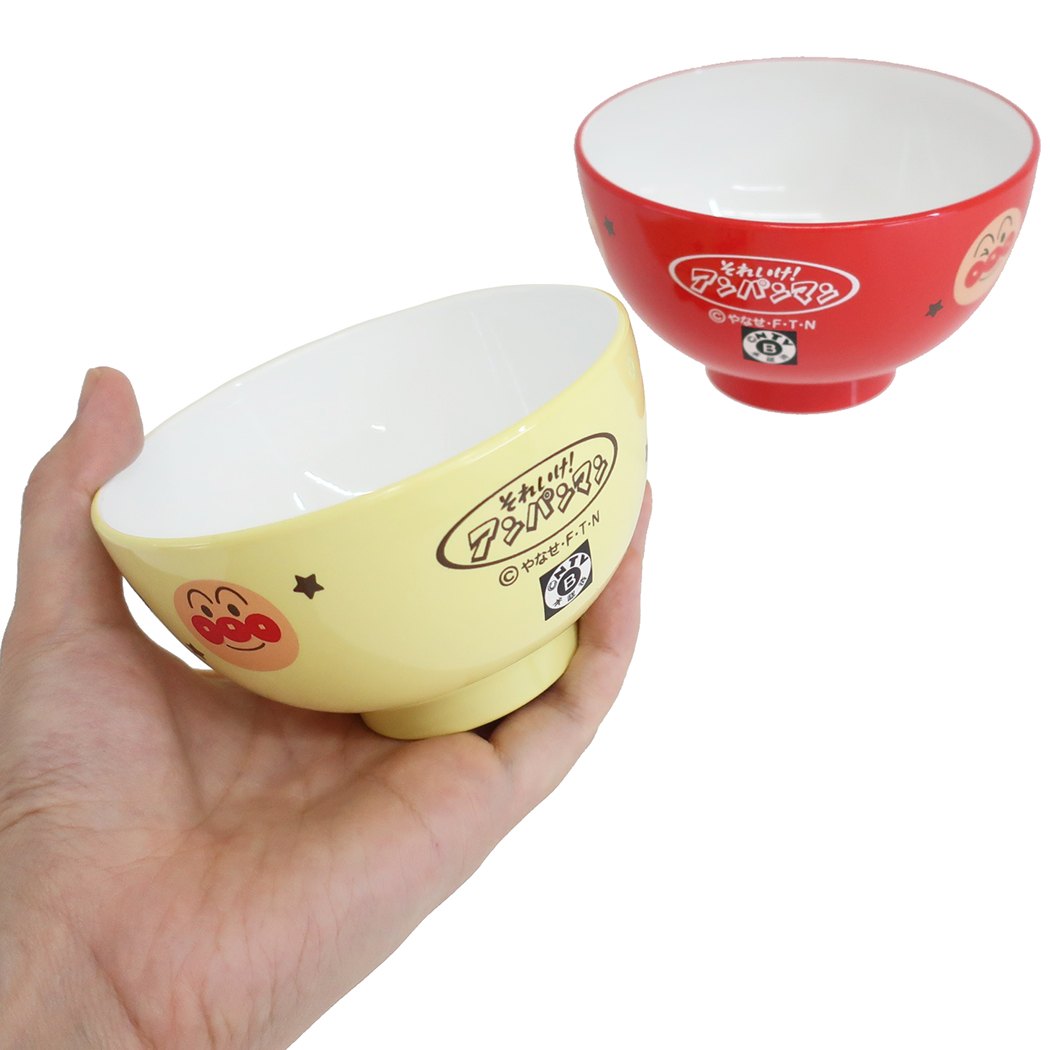 キッズ食器 塗汁椀 M アンパンマン なかよし 金正陶器 子ども 女の子 男の子 日本製食器 食洗機対応 アニメ