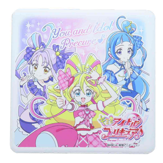 角型陶製吸水コースター テーブルウェア キミとアイドルプリキュア 金正陶器 女の子 子ども 子供 アニメメール便可