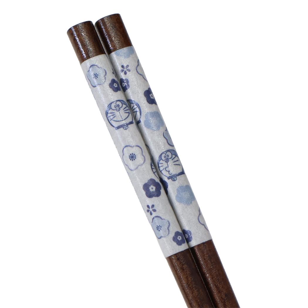 ドラえもん おはし 梅紋様 和紙巻箸23cm 藤子F不二雄 金正陶器 日本製 アニメキャラクター グッズ メール便可 シネマコレクション