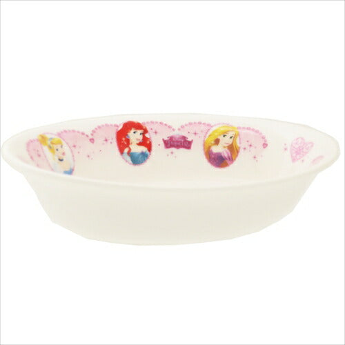 こども カレー皿 中皿 ディズニープリンセス Forever a Princess ディズニー 金正陶器 女の子向け 日本製