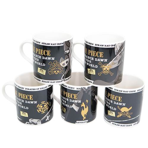 モノクロームマグ マグカップ ワンピース ルフィ チョッパー ゾロ サボ ロー ONE PIECE 金正陶器 日本製 磁器食器 アニメ