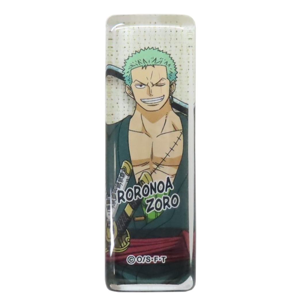 ガラス角箸置き 箸置き ワンピース ゾロ 少年ジャンプ 金正陶器 はし置き チョップスティックレスト アニメメール便可